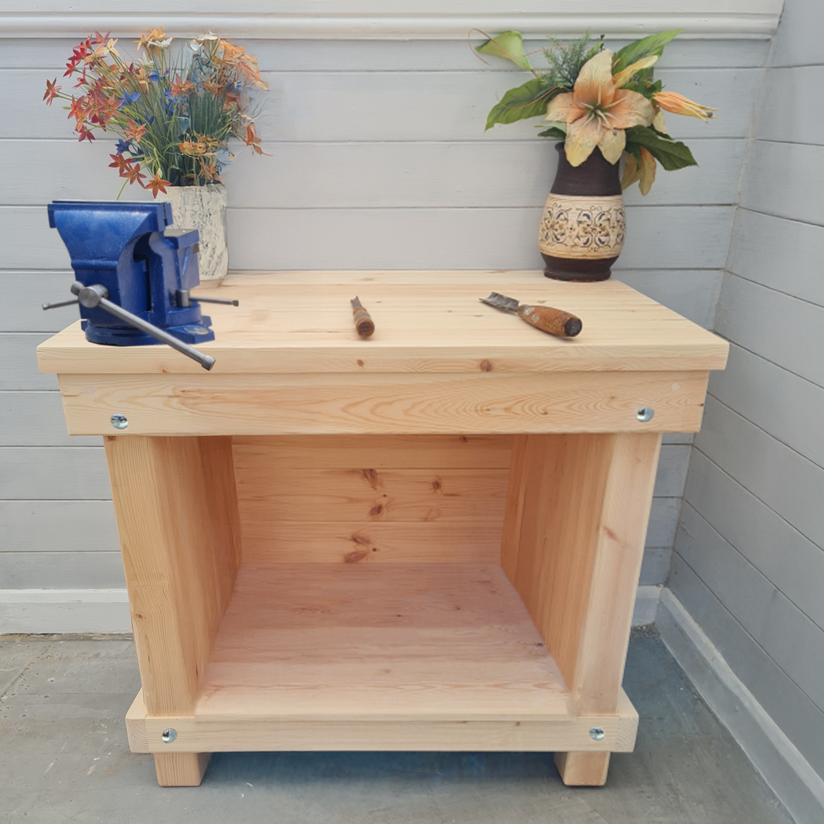 Workbench 25mm Thick Top - 70cm Wide x 45cm Deep